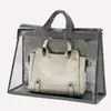 Saco Selado Transparente Saco de Armazenamento à Prova de Poeira Guarda-Roupa Guarda-Roupa Armazenamento Saco de Pendurar Saco de Marca Grande Saco de Armazenamento Bolsa Organizadora