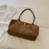 Bolsa Feminina Estilosa Retrô de Grande Capacidade 2026 Outono Nova Moda Bolsa de Ombro Único Bolsa Tote de Personalidade para o Trabalho e Deslocamento