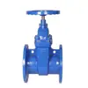Válvula de Compuerta con Sello Blando, Brida, Vástago No Ascendente Z45X-16Q Hierro Dúctil Grifo de Agua Interruptor Válvula de Compuerta