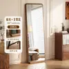 Espejo de cuerpo entero de segunda mano, Espejo de suelo a techo, Espejo de lujo de alta gama accesible para el hogar, Espejo de pared para vestidor, Espejo simple de tocador para habitación de niñas