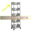 Carrito de estantería simple de pie para uso doméstico, estante de bocadillos multicapa, estantería móvil para sala de estar, estante de almacenamiento de cocina