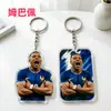 Chaveiro Acrílico da Copa do Mundo com Foto Impressa de Estrela do Futebol, Brinde Personalizado para Fãs, Ímã de Geladeira