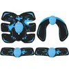 Dispositivo Inteligente EMS Abdominal Transfronterizo, Máquina de Ejercicio en Casa de 6 Piezas para Músculos Abdominales, Quema de Grasa, Equipo de Fitness para Personas Perezosas, Almohadillas para Músculos Abdominales