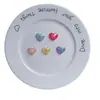 Mini Accesorios de Moño de Colores en Forma de Corazón Hechos a Mano DIY Pegamento de Crema Accesorios para el Cabello de Niños Ropa Funda de Teléfono Zuecos