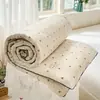 Colcha de Verano de Gasa Doble Capa Estampada Clase A, Manta de Verano para Aire Acondicionado, Colcha de Verano Lavable a Máquina para Dormitorio, Colcha Fina para Regalo de Evento