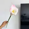 Amazon Lírio Calla Flor Artificial Grande Calla Lily Artificial de PU para Casamento e Decoração de Casa Flor Artificial de Lírio Calla