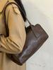 Bolso Cuadrado Pequeño Portátil Retro Estilo Coreano para Mujer Nuevo de Gran Capacidad Estilo Ins Bolso Casual de Hombro Combinable Bolso Baguette para Viaje