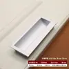 Mango de Aleación de Aluminio, Tirador Espacial Extendido en Forma de U, Tirador Oculto Moderno Minimalista Mate para Puerta de Armario