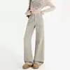 Jeans de Pierna Ancha de Cintura Alta Bordados de Dibujos Animados Estilo Retro Americano, Pantalones Rectos Sueltos y Adelgazantes para Mujer, Nuevo Estilo Primavera 2026