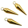 1 4 Acero Inoxidable Punta Redonda Cónica Colgante Collar Pulsera Aretes Accesorios para Joyería DIY Colgante Pequeño Cónico