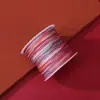 Teñido Degradado Colorido No. Hilo de Jade 72 30m Pulsera de Hilo Rojo Hecha a Mano DIY Cuerda para Pulsera con Colgante de Cuentas Cuerda Trenzada Multicolor Venta al por Mayor