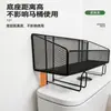 Estante minimalista para inodoro, estante encima del inodoro, instalación sin taladro, estante de almacenamiento para baño con patas, no obstruye la descarga