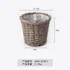 Macetas de Mimbre Estilo Pastoral, Cestas Decorativas de Flores Tejidas a Mano, Plantas Suculentas, Macetas Creativas, Cestas de Flores Personalizadas para Balcón