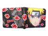 Carteira Periférica de Anime Japonês Nuvem Vermelha para Estudantes Homens e Mulheres Carteira Curta para Moedas Porta-Cartões em Estoque
