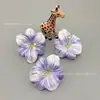 Flor de Hemerocallis de Seda Impresa en 3D Cabeza de Flor Boda Decoración del Hogar Set de Hotel Hecho a Mano Floral Accesorios de Fotografía