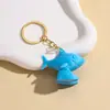 Llavero de Tiburón Creativo Nuevo Producto Impreso en 3D Usando Zapatos Llavero de Tiburón Usando Tenis