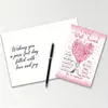 Tarjetas de Felicitación para Mejores Amigas de Nuevo Modelo Transfronterizo, Juego de Tarjetas con Mensaje de Amistad Cálido para Novias y Amigas, Al por Mayor en Stock