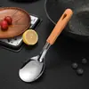 Conjunto de utensílios de cozinha em aço inoxidável colher de sopa espátula espátula grossa de cozinha espátula utensílios de cozinha domésticos fabricantes atacado