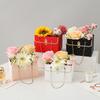 Bolso Florido de Moda Empaque de Ramo Caja de Regalo Empaque Pequeño de Floristería Día de San Valentín Chino Ramo Caja de Flores Venta al Por Mayor