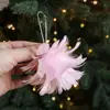 Pendente para Árvore de Natal de Bola de Espuma para Badminton Transfronteiriço Bola Pendurada com Pó Pegajoso Bola Pendurada com Decoração de Pó Dourado Arranjo Adereços