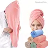 Gorro de Secado Rápido de Coral para Mujer, Engrosado, Suave, Absorbente, No Suelta Pelusa, Gorro de Ducha de Secado Rápido, Venta al por Mayor Dropshipping, Absorbente, No Suelta Pelusa