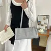 Tendencia transfronteriza estilo coreano bolso pequeño cuadrado para mujer bolso 2026 nuevo lanzamiento de verano estampado de leopardo bolso de un solo hombro de lujo ligero bolso versátil para debajo del brazo
