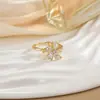 Anillo Giratorio de Nicho Personalizado para Mujer con Circonita Microincrustada, Elegante y Fresco, Sensación de Alta Gama, Joyería Versátil de Anillo Redondo con Diamantes Completos