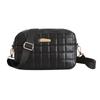 Bolso de cámara a cuadros bordado de moda 2024 bolsos sencillos para mujer decoración de lentejuelas color liso bolso cruzado para mujer