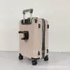 Maleta de Cabina de 20 pulgadas con Marco de Aluminio Moderno Multifuncional, Maleta de Viaje con Carrito de Aluminio Resistente a Caídas de Gran Capacidad de 28 pulgadas, Tres Cerraduras