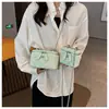 Minibolsa de Alta Gama para Mujer 2026 Nuevo Modelo Bolso de Hombro Único Cruzado Popular Acolchado Cadena Caja Bolsa Cuadrada Pequeña