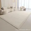 Alfombra para Sala de Estar Transfronteriza, Estilo Crema, Resistente a Manchas y Fácil de Cuidar, Sala de Estar, Felpudo Antideslizante de Gama Alta para el Hogar, Alfombra de Tianjin