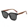 Nuevas Gafas de Sol Polarizadas de Alta Definición del Fabricante para Mujer, Patillas de Imitación de Madera de Gama Alta, Gafas de Sol de Moda para Hombre, Especiales para Conducir