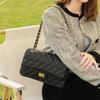 Bolsos de moda estilo Chanel para mujer de este año, nuevos modelos Primavera/Verano 2026, Bolsos acolchados con cadena y cierre de hebilla, Bolsos de hombro único y cruzados, Modernos