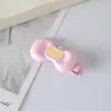 Presilha de Cabelo de Maçã Xadrez Cor Creme Doce e Fofa, Presilha Moderna para Franja para Meninas, Acessório de Cabelo de Desenho Animado Versátil, Novo Estilo