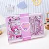 Kulomi Estuche de Regalo de Cuero de Alta Gama Portátil con Materiales para Cuenta de Bolsillo Bolsa de Regalo Papelería para Niños de Primaria Regalo de Cumpleaños
