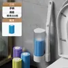 Cepillo de Inodoro Desechable para Baño Cabezal de Repuesto Esponja Cabezal Montado en Pared Desodorizante Limpiador Juego Transfronterizo
