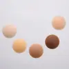 Almofadas de Silicone para Seios Transfronteiriças, Protetores de Mamilo Redondos de Cor Sólida, Tiras Invisíveis, Anti-Amassado, Protetores de Mamilo Anti-Exposição, Almofadas de Seios Sem Costura