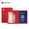 Temu Amazon Listo para Enviar Funda Porta Pasaporte de Cuero PU Bolsa de Pasaporte para Avión Clip de Pasaporte Grueso de Cuero