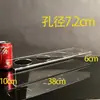 Oferta Especial Termo Transparente de Acrílico Taza de Agua Bebida Vino Tinto Soporte de Exhibición Plexiglás Fila Accesorios
