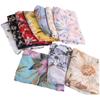 Tela de gasa georgette estampada 75D estilo bohemio para puesto de arena vestido de verano con falda amplia vestido maxi súper etéreo