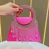 Elegante Bolso de Noche para Mujer Incrustado de Diamantes, Bolso Cruzado de Moda, Bolso de Mano de Lujo, Bolso de Novia, Bolso de Mano, Bolso Bordado con Cuentas