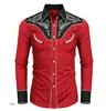 Camisa Casual de Manga Larga para Hombre Estilo Vaquero Transfronteriza 2025 Retro Impresión 3D Talla Grande Holgada Cárdigan
