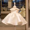 Vestido de Princesa para Niña 2025 Verano Nuevo Estilo Moda Sencilla Dulce Ropa para el Primer Cumpleaños de Bebé Suministro de Fábrica
