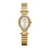 Relógio de Pulso Popular de Nicho Simples Luxo Diamante Incrustado Estilo Britânico Moderno Oval Elegante Comércio Exterior Relógio Feminino Atacado