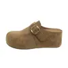 Sandalias cerradas estilo Birkenstock de suela gruesa, que aumentan la altura, para mujer, nueva colección verano y otoño 2026