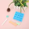 Nova Forma de Gelo em Cubos Molde Robô Lego Bolo de Chocolate Assar Forma de Gelo de Silicone Sobremesa