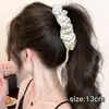 Pinza de plátano de lujo ligero otoño/invierno para mujer, nuevo estilo 2026, pinza vertical grande de alta gama para el cabello, pinza de pelo versátil estilo coreano para coleta alta