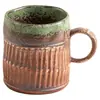 Caneca de café de cerâmica vitrificada com rosca, xícara doméstica de cerâmica, xícara de chá, caneca de grande capacidade, xícara pessoal, xícara para latte art