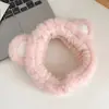 Diadema de Peluche para Lavado Facial para Mujeres, Antideslizante, Sin Marcas, Diseño Lindo y de Alta Gama Personalizable, Adecuada para Aplicar Mascarillas Faciales y Maquillaje, Resistente a la Humedad