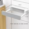 Parede dobrável Bacia suspensa rack vaso sanitário Punch-Free Storage rack banheiro banheiro banheira Foot Storage Rack